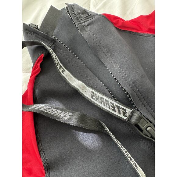 Stearns Unisex Kids Wetsuit Black Blue Color Block Short Sleeve Zip Mock Neck S - Picture 9 of 10